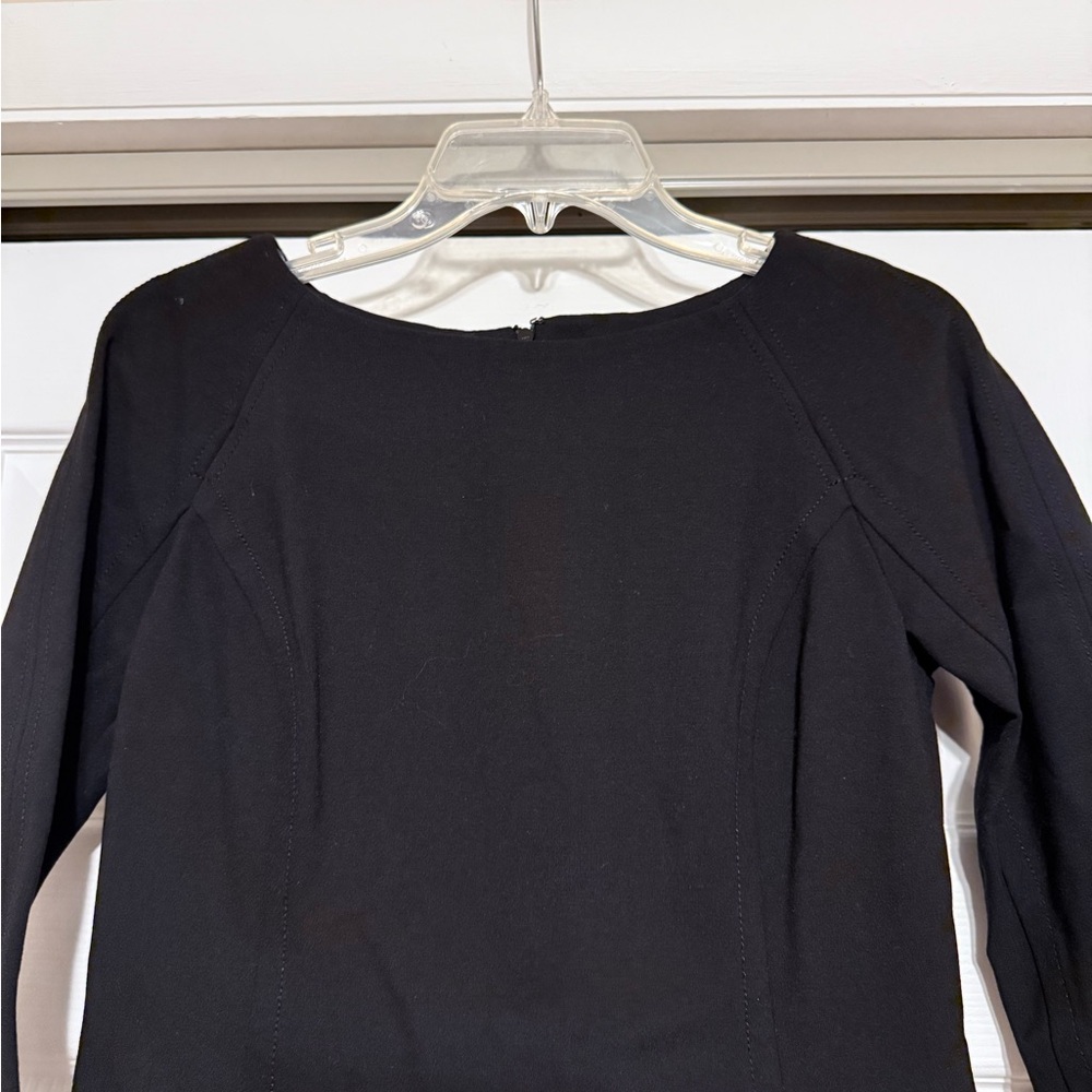 Brand New Talbots Black Ponte Sheath Dress - Size 4P - Picture 2 of 10